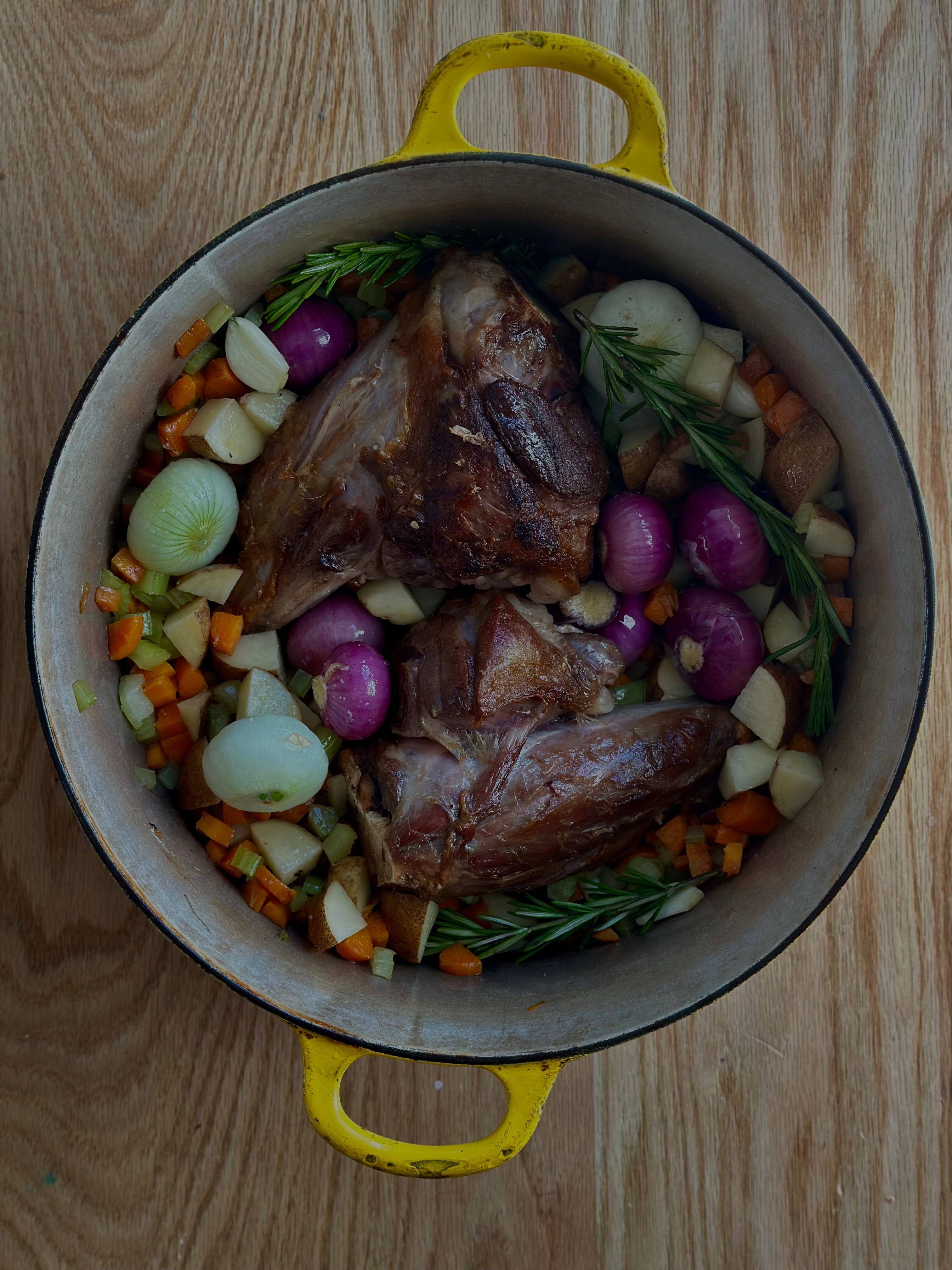 Braised 100% Grass-fed Lamb Shanks